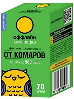 Комарофф флакон жидкостной 70 ночей длительно 45мл