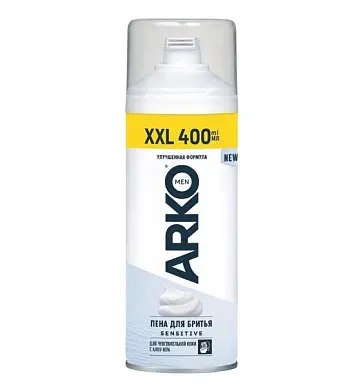 Arko men пена для бритья sensitive 400 мл