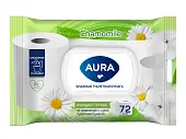 Aura влажная бумага туалетная 72 шт
