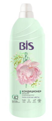 Bis кондиционер для белья пион и белые цветы  900 мл 