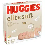 Huggies Soft подгузники для новорожденных 4-6 кг 2 размер 100 шт