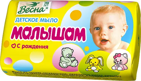 ВЕСНА малышам туалетное мыло с рождения 90 г
