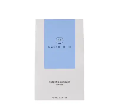 Maskoholic маска йогурт для лица для восстановления микробиома кожи 75 мл 