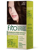 Fito color краска для волос тон 3.3 горький шоколад