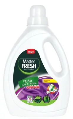 Master Fresh гель для стирки color флакон 1,3 л 