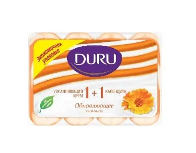 Duru туалетное мыло 1+1 Календрура Soft 4шт по 80г 