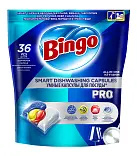 Bingo pro капсулы для посудомоечной машины 36 шт
