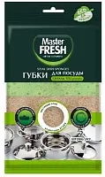 Master FRESH эко губки для посуды из агавы xxl размер крупнопористый поролон 2шт