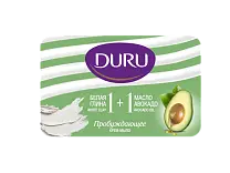 Duru 1+1 туалетное крем мыло белая глина и масло авокадо 80 г