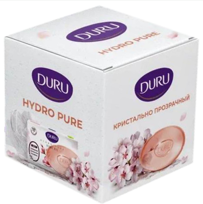 Duru подарочный набор hydro pure мыло 106 г cакура мочалка 