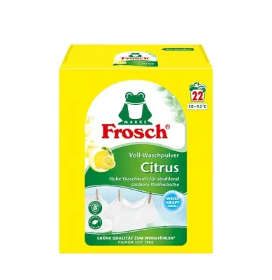 Frosch концентрированный стиральный порошок Цитрус 1,45кг 