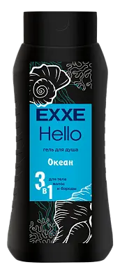 Exxe men гель для душа 3 в1 океан 400 мл