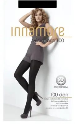 INNAMORE колготки 100 5 теплые матовые из 3D микрофибры 
