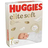 Huggies Soft подгузники для новорожденных 3-5 кг 1 размер 84 шт