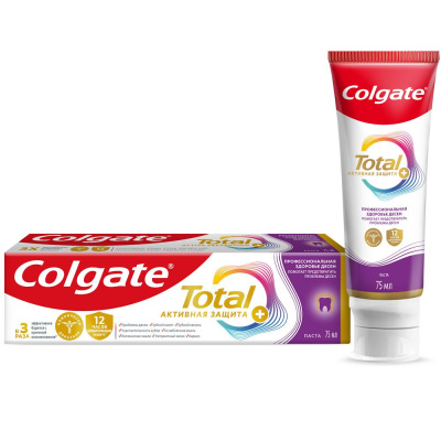 Colgate зубная паста total pro здоровье дёсен 75 мл 