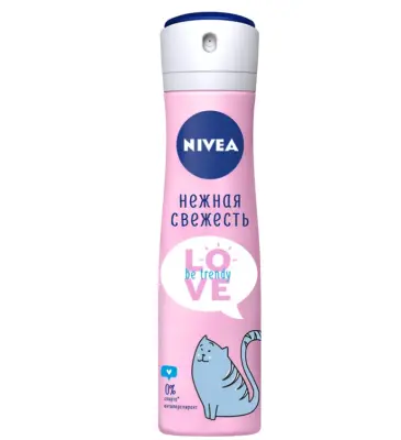 Nivea део спрей женский нежная свежесть love 150 мл 