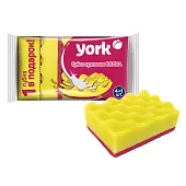 York губки для посуды волна 4+1 шт