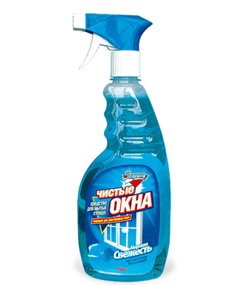 Золушка чистые окна средство для мытья окон морская свежесть 750 мл 