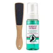 Domix набор пенный экспресс размягчитель жидкое лезвие 170 мл и терка