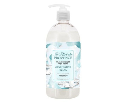 Le Flirt Du Provence увлажняющее крем мыло жемчужная вуаль 1000 г 
