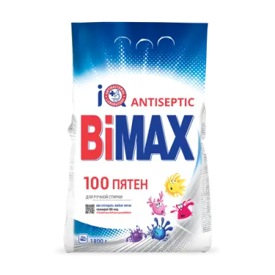BiMax 100 пятен ручная стирка гранула 1800 г 