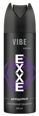 Exxe men дезодорант аэрозоль vibe 200 мл xl размер 