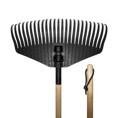 Pattern Грабли садовые, с черенком 120 см, 25 зубьев, веерные малые 