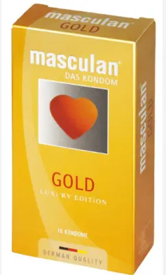 Masculan презервативы 5 Ultra №10 утонченный латекс золотого цвета 