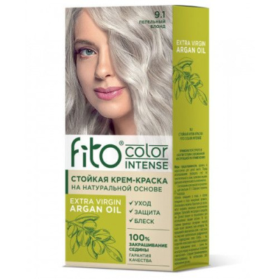 Fito color intense краска для волос тон 9.1 пепельный блонд 