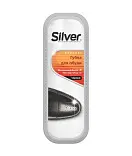 Silver губка для обуви придающая блеск черная