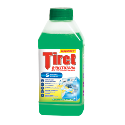 Tiret очиститель для стиральных машин свежесть лимона 250 мл 