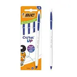 BIC ручка шариковая кристал ап синяя 4 шт