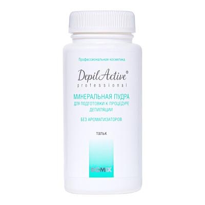Domix минеральная пудра тальк для подготовки к процедуре депиляции без ароматизаторов 50 г 