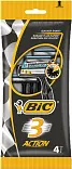 BIC Станки одноразовые BIC 3 (4шт.) с тремя лезвиями