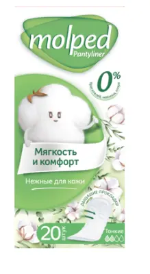 Molped ежедневные прокладки pure soft 20 шт 