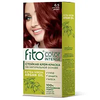 Fito color краска для волос тон 6.5 красное дерево