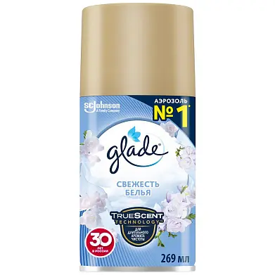 Glade запасной баллон свежесть белья 269 мл