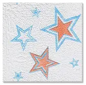 Семья и Комфорт салфетки звездочка 100 24х24см 48