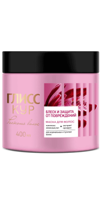 Gliss kur маска для волос роскошь волос блеск и защита от повреждений 400 мл 