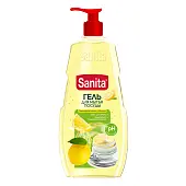 Sanita гель для мытья посуды сицилийский лимон и мелисса 900 г