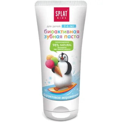 Splat зубная паста фруктовое мороженое 2-6 лет 50 мл 