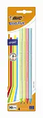 BIC Карандаш Эволюшн, пластиковый, полоски, (бл. 4шт)