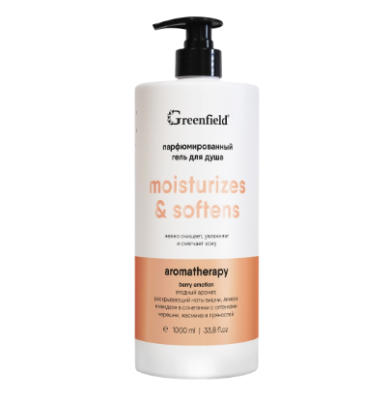 Greenfield парфюмированный гель для душа ягодный 1000 мл 