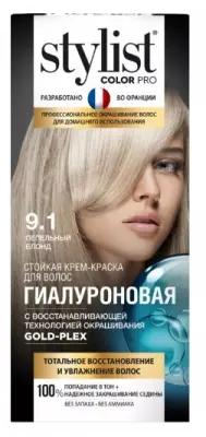 Фитокосметик краска для волос 9.1 Пепельный блонд 