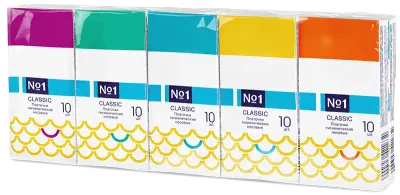 Bella платочки носовые №1 двухслойные 10 уп по 10 платочков сибирь 