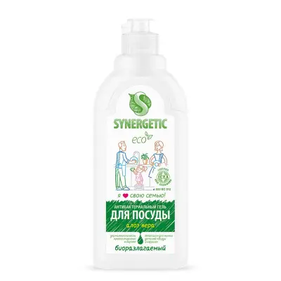 Synergetic гель для мытья посуды алоэ вера 0,5 л 