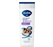 Aura шампунь 2 в1 для всей семьи флакон флиптоп 380 мл