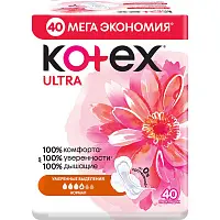 Kotex гигиенические прокладки ultra нормал 40 шт