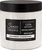 Senso Terapia натуральная магниево сульфатная соль для ванн восстанавливающая natural elements 600 г