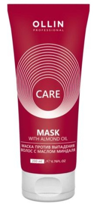 OLLIN CARE маска против выпадения волос с маслом миндаля 200 мл 